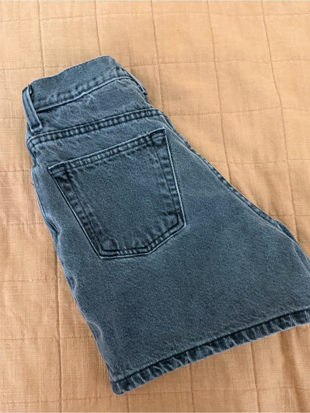 Old Navy Vintage Washed Black High-Waist Denim Shorts - Picture 6 of 8